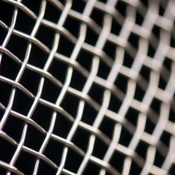Close-up of a mesh screen